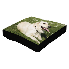 Personalized Woven Photo Dog Bed
